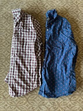 2 XL lightweight button down shirts!! American Eagle and Abercrombie